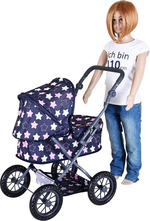 Produktbild Knorrtoys Puppenwagen First - "star blue pink"
