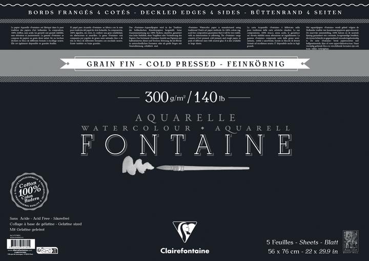 Immagine prodotto Clairefontaine Pack Fontaine (300 g/m², 5 x)