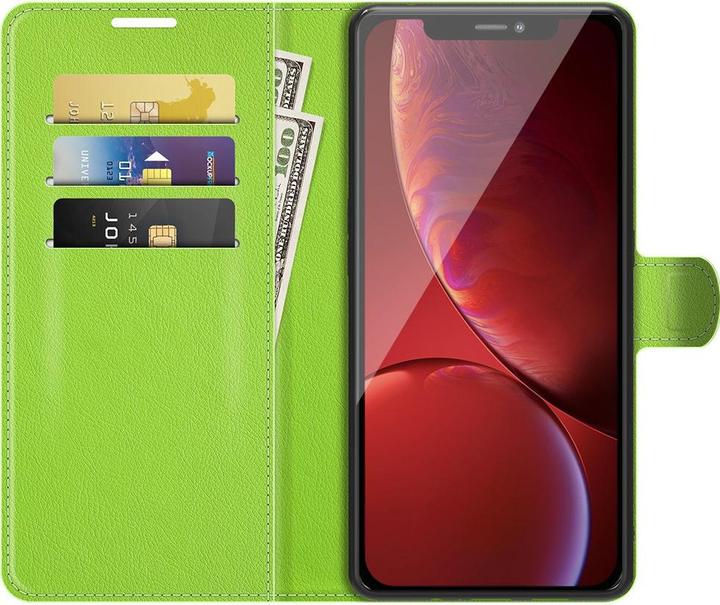 Actual product image Cover-Discount iPhone 13 Pro - leather case cover green (Apple iPhone 13 Pro)