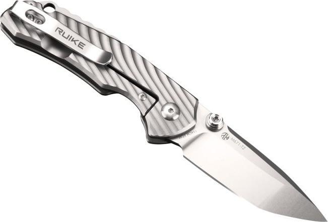 Actual product image Ruike Folding Knife M671-TZ Titanium (7 cm)