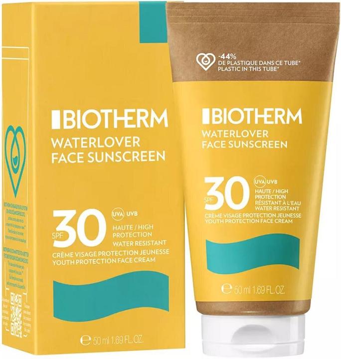 Produktbild Biotherm Waterlover Crème Solaire Anti-Âge SPF30 Creme (Sonnencreme, SPF 30, 50 ml, 67 g)