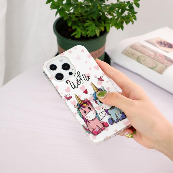 Immagine prodotto Cover-Discount iPhone 15 Pro - Custodia in silicone fosforescente Unicorno (Apple iPhone 15 Pro)