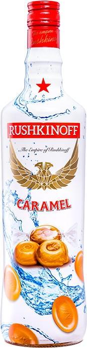 Rushkinoff Liqueur Caramelo à base de vodka