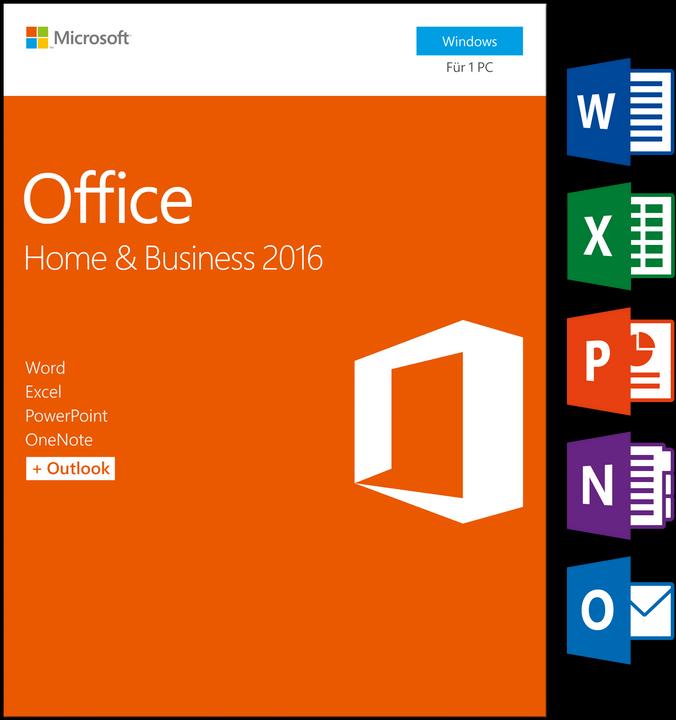 Actual product image Microsoft Office Home & Business 2016 (German)