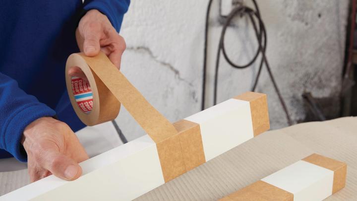 Produktbild tesa tesakrepp Spezielles Papier schwach gekreppt, Hitzebeständig 120°C (50 mm)