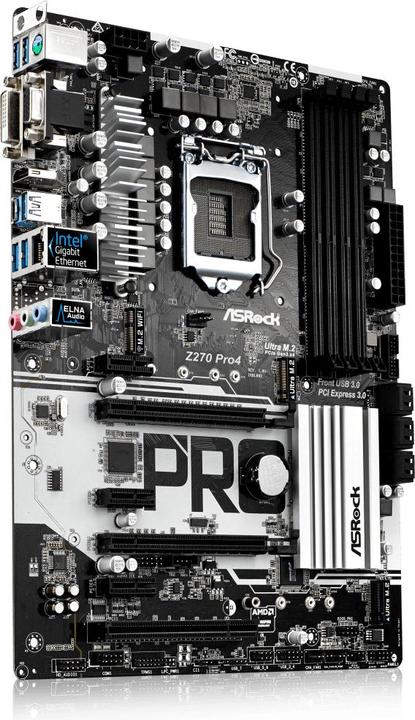 Actual product image AsRock Z270 Pro4 (LGA 1151, Intel Z270, ATX)