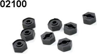 Immagine prodotto Amewi 02100 Driver per ruote 8 pezzi