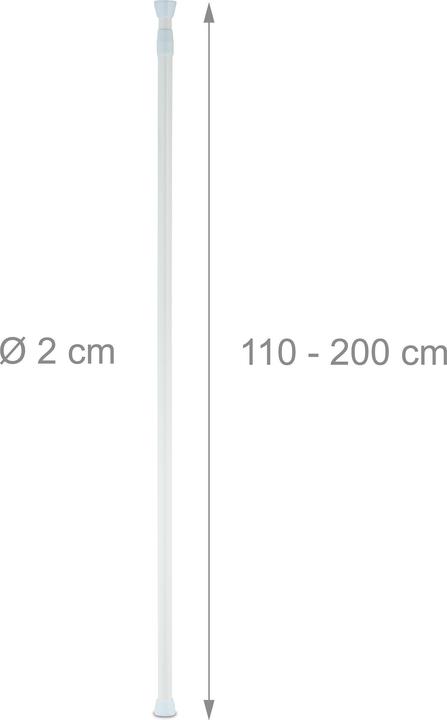 Relaxdays Telescopic rod
