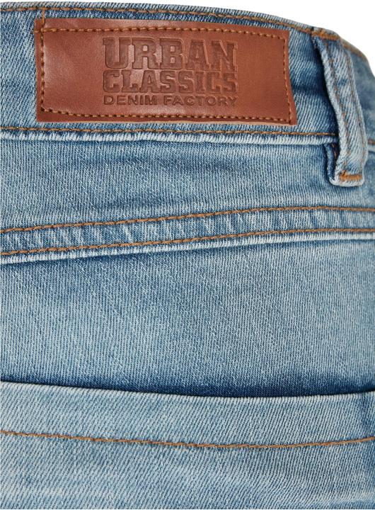 Actual product image Urban Classics Ladies High Waist Flared Denim Pants (32)