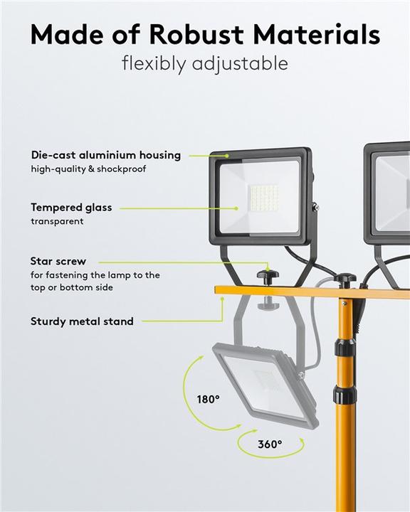 Produktbild Goobay LED-Baustrahler (8500 lm)
