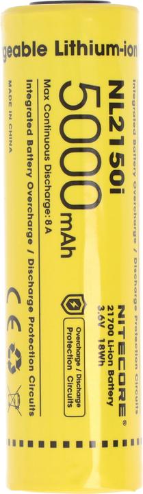 Immagine prodotto Nitecore BATTERIA GIUSTA. LI-ION 3,6V/NL2150I (5000MAH) (1 pz., AA, 5000 mAh)