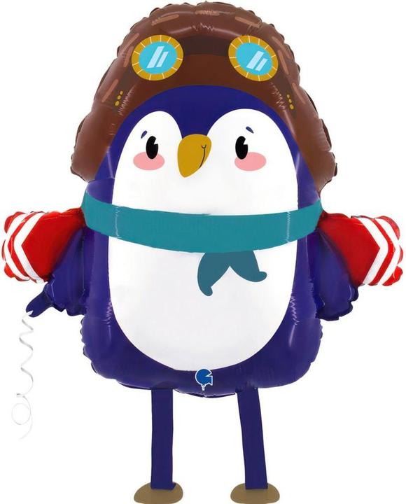 Produktbild Grabo Balloons XL Pilot Pinguin Air Walker Ballon ( mit Helium gefüllt) (Kopie)