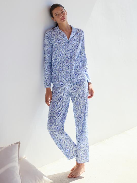 Produktbild Calida Spring Flower Dreams Pyjama, durchgeknöpft (XS)