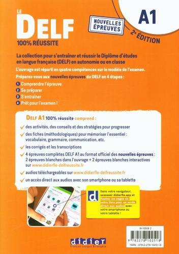 Immagine prodotto Le DELF A1, nouvelles épreuves : 100 % de réussite (Francese, Frappe N., Chrétien Romain, Boyer-Dalat Martine, 2023)