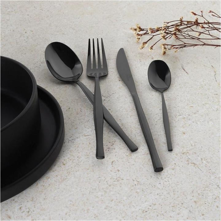 Immagine prodotto BerlingerHaus Haus 24-teiliges Besteck-Set Matte Black Collection (24 Pezzo/i, Set di posate)