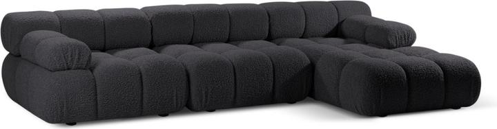 Image du produit Micadoni Canapé D'Angle Droit Modulaire Velours, "Bellis", 4 Places, 282x155x70 Fabriqué en Europe (Canapé d'angle)