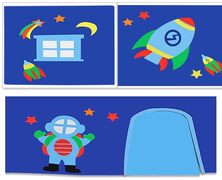 Image du produit Vipack Lit mi-hauteur Astro avec toboggan (90 x 200 cm)