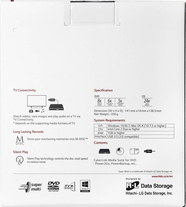 Actual product image LG GP57EW40 (DVD writer)