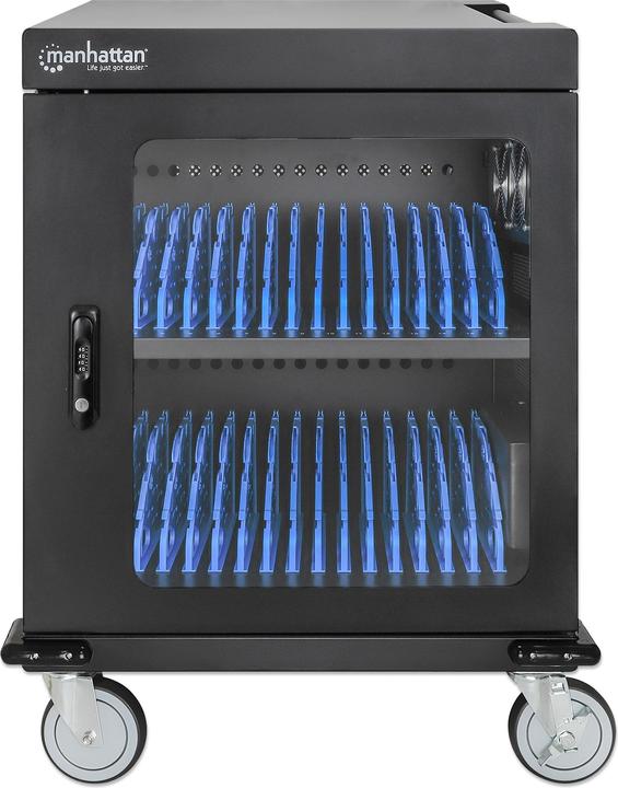 Actual product image Manhattan Charging cabinet on castors with 32 sockets