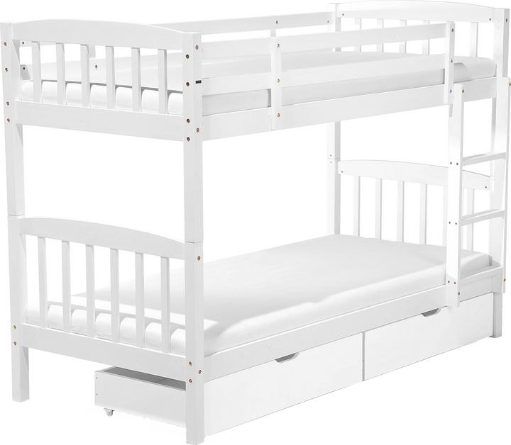 Immagine prodotto Beliani Letto a soppalco in legno con rete bianca 90 x 200 cm REVIN (90 x 200 cm)