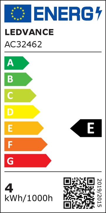 Energy Label Osram Led Base Classic B (E14, 4 W, 470 lm, 3 x, E)