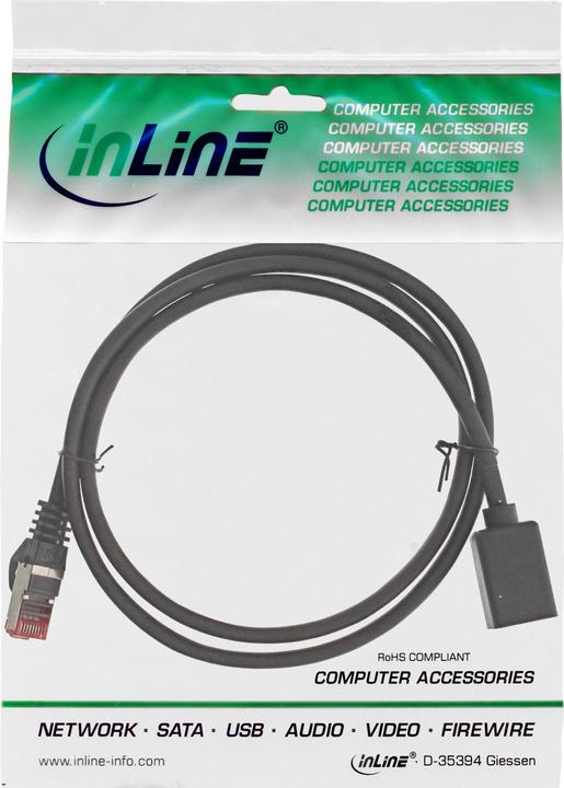 Produktbild InLine Netzwerkkabel (S/FTP, CAT6, 1 m)