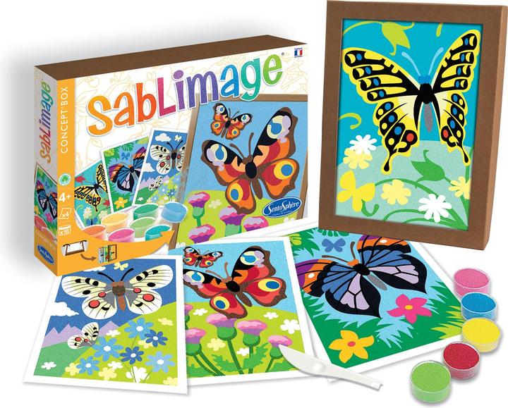 Actual product image Sentosphere Sand pictures butterflies