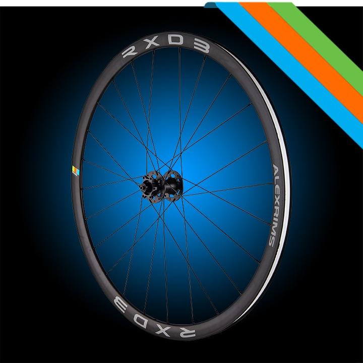 Alexrims RXD3, 700 ° C, 30 mm conus, tubeless voorbereid, schijfgebrek is, stijf F12X100/R12X142, gewicht (Wielset, 28")