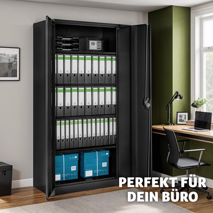 Image du produit tectake Armoire de classement (90 x 40 x 180 cm)