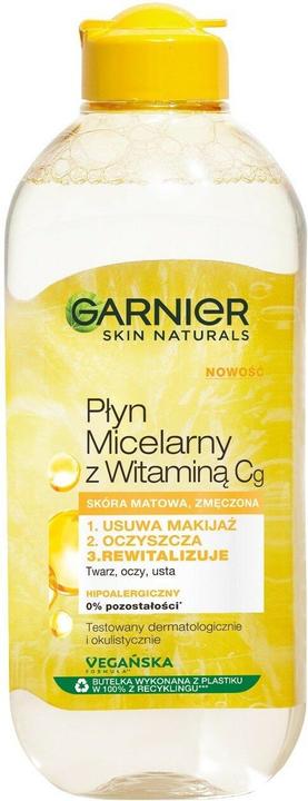 Garnier Skin Naturals Micellar Liquid With Vitamin Cg For Dull And Tired Skin 400Ml (Reinigungsmilch, 400 ml)