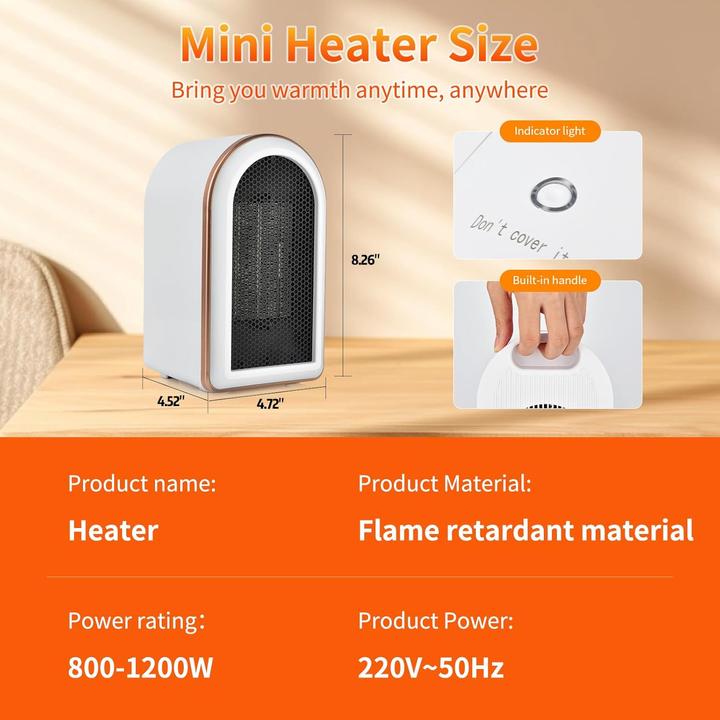 Image du produit Shavingfun Mini radiateur soufflant (1200 W)