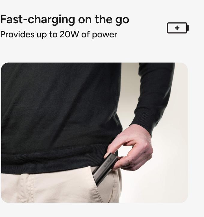 Actual product image mophie Powerstation Mini (5000 mAh, 20 W)