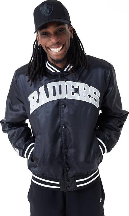 Actual product image New Era Varsity Satine Bomber Veste Las Vegas Raiders (S)