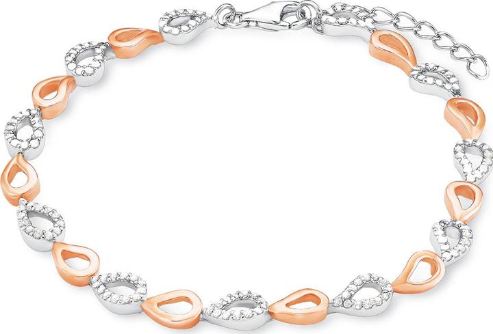 Image du produit Amor Bracelet (21 cm, Argent, Zircone)