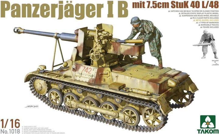 Actual product image Takom Panzerjäger I B with 7.5cm StuK 40 L/48