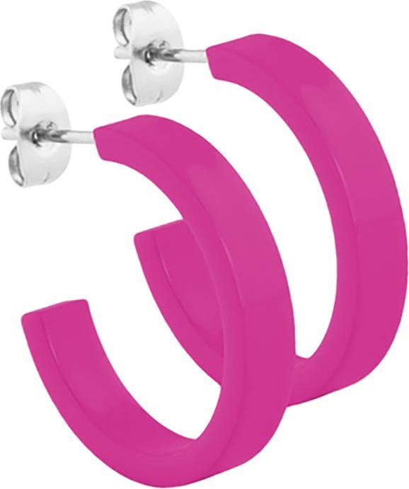 Produktbild Star Piercing Ohrstecker violett rund flach 5x24 (ohne Messing, Chirurgenstahl 316L)