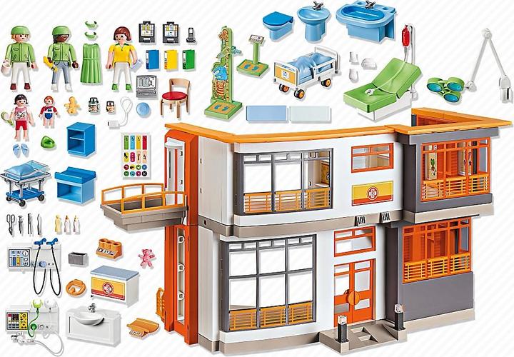 Produktbild Playmobil Kinderklinik mit Einrichtung (6657, Playmobil City Life)