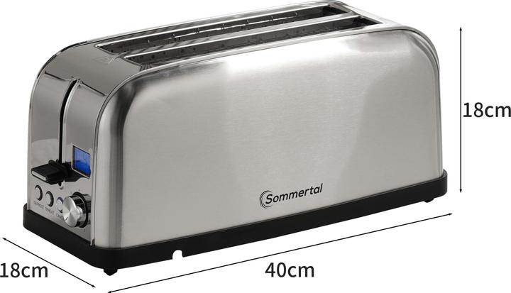 Actual product image Sommertal Toaster ST1500 XXL mit Timer