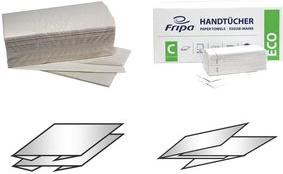 Immagine prodotto Fripa Carta asciugamani ECO, 250 x 230 mm, piegatura a V, bianca a 2 veli, in carta riciclata al 100% - 1 (1 x)