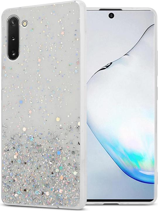 Transparent mit Glitter