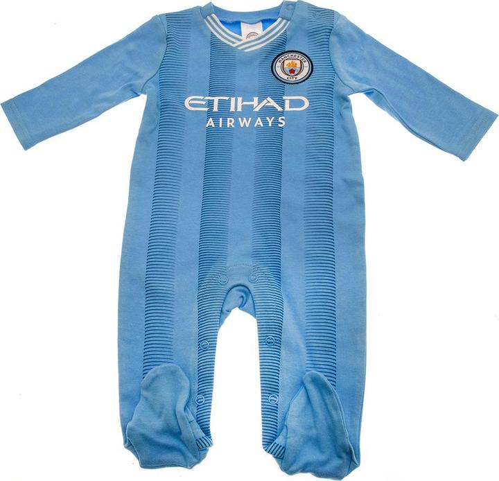 Actual product image Manchester City FC Baby 2023/2024 Sleepsuit (62)