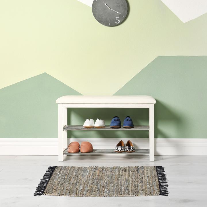 Actual product image Relaxdays Braided runner rug (60 x 110 cm)