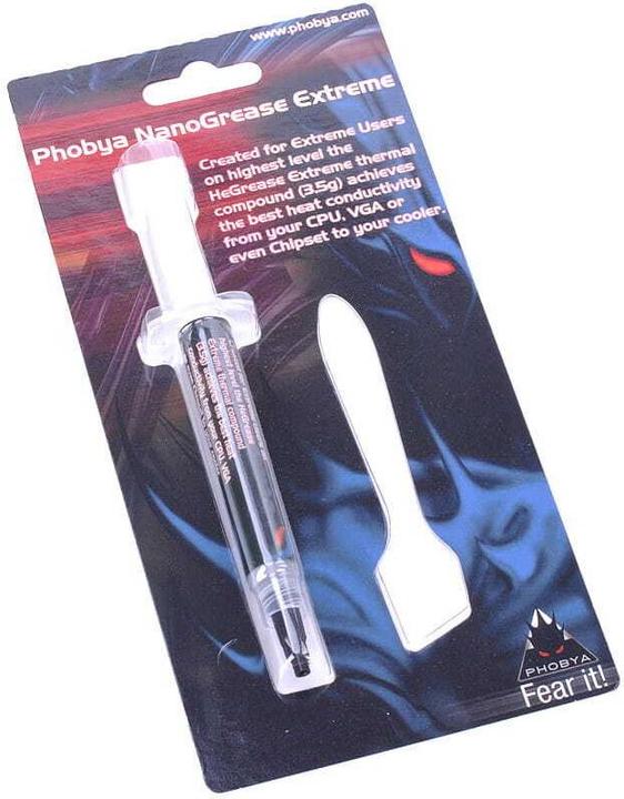 Immagine prodotto Phobya NanoGrasso Estremo (16 W/m K, 3 g)