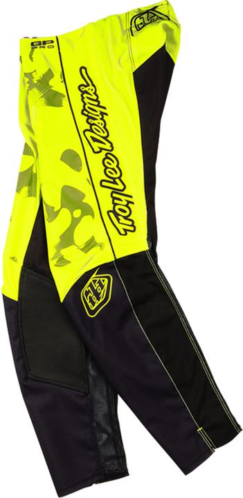 Troy Lee Designs GP Pro Pant, Blotted, flo yellow, youth 26 (26)