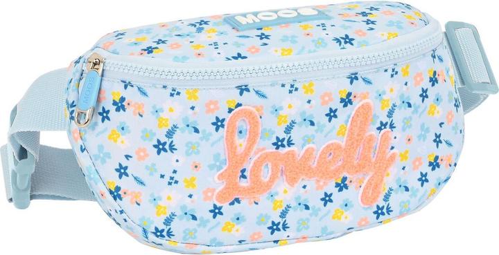 Actual product image Moos Belt bag Lovely Light blue (23 x 14 x 9 cm)