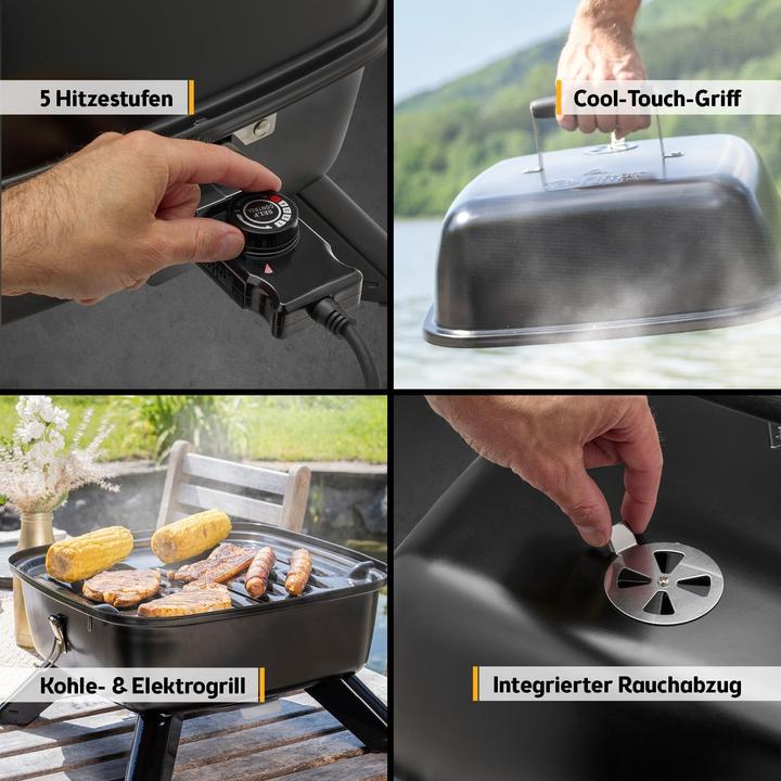 Image du produit TZS First Austria 2-in-1 Kugelgrill (2 kW)