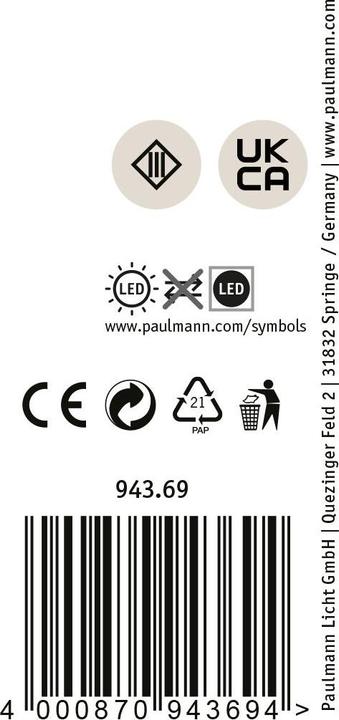 Produktbild Paulmann Outdoor Plug & Shine Floor (1200 lm, IP67)