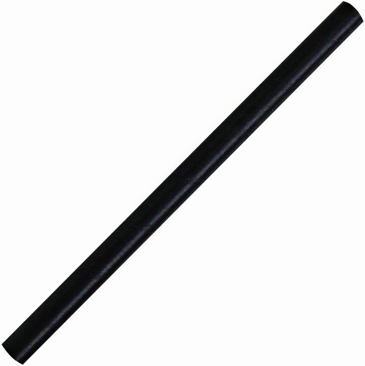 Produktbild Nature Star Papier-Trinkhalm "Cocktail", 130 mm, schwarz (100 x)