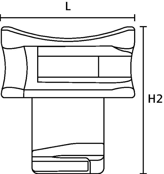 Immagine prodotto HellermannTyton ACFM5W8PT4,5 Base per fascette di cablaggio Guida profilo 151-03245 resistente agli urti Nero 25 pz. (Anelli di fissaggio, 17.50 mm, 25 pz.)
