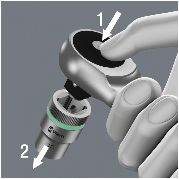 Immagine prodotto Wera 8100 SA 10 Zyklop Metal Ratchet Set (1/4")